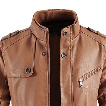 Hendrix | Leather Coat