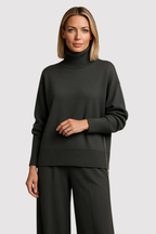 Lara | Knitted Loungewear Set with Roll Neck