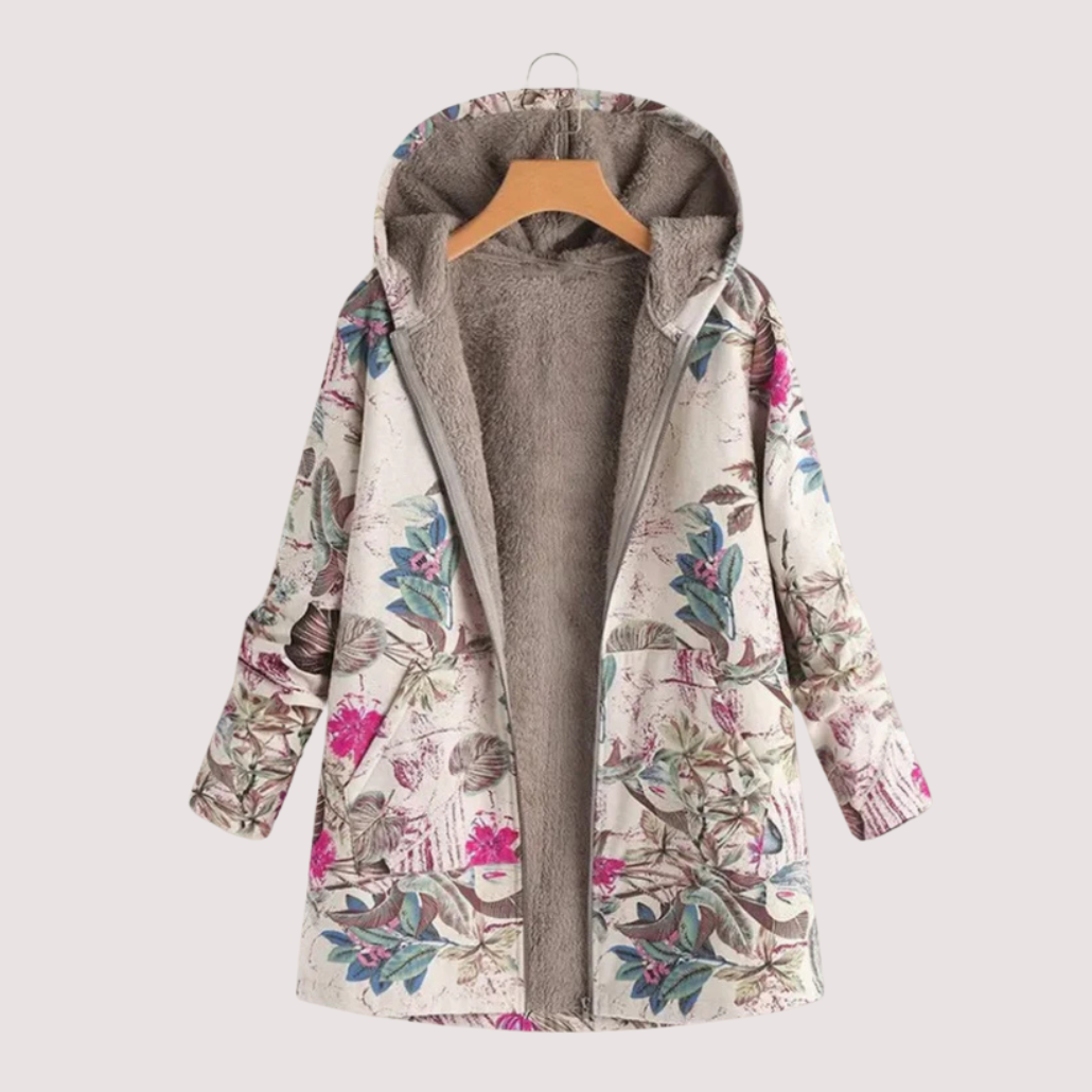 Kamelia | Warm Fleece-Lined Winter Jacket – Comfortable & Weatherproof