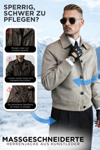 Tailored | Men's Faux Leather Jacket