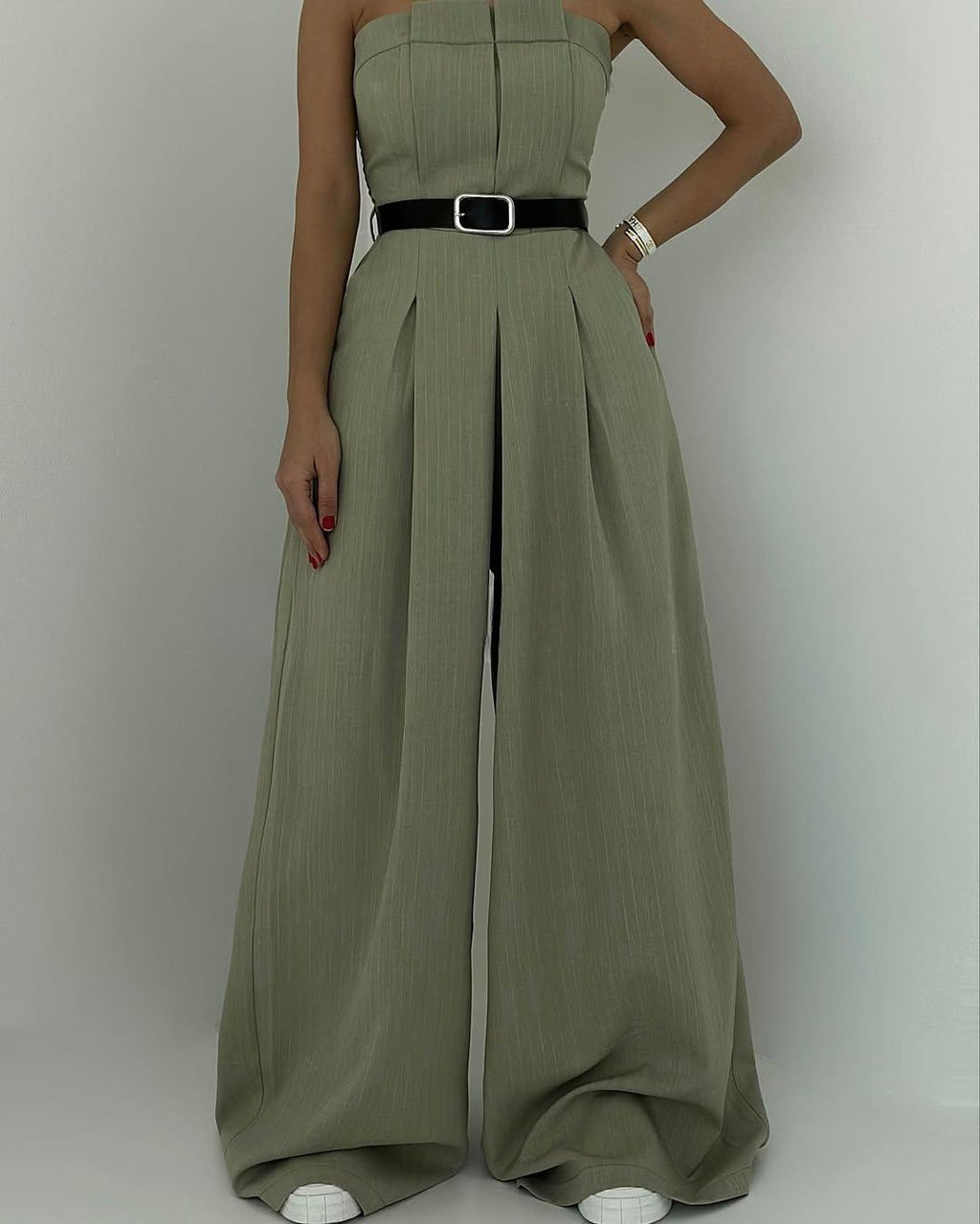Lauralie | Strapless Blazer-Style Jumpsuit