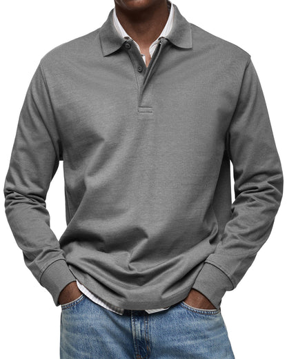 Conrad | Luxurious Long-sleeved Polo Shirt