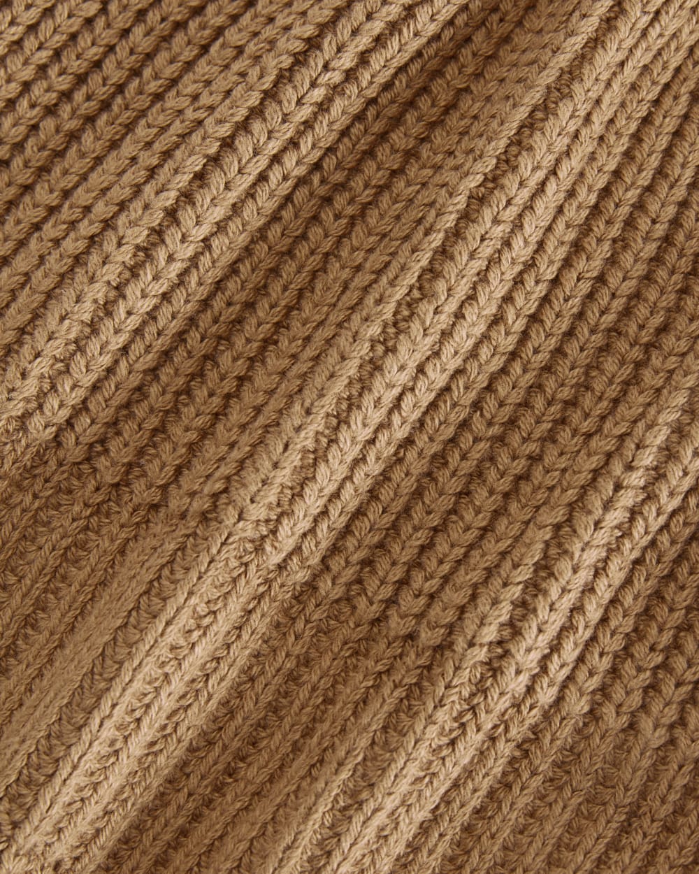 Chunky Beanie made from Organic Cotton | Roasted Coconut