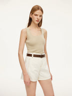 Women's Square Neck Strappy Top