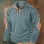 René | Knitted Sweater with Suede Details