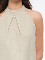 100% Linen Women's Halter Top