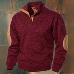 René | Knitted Sweater with Suede Details