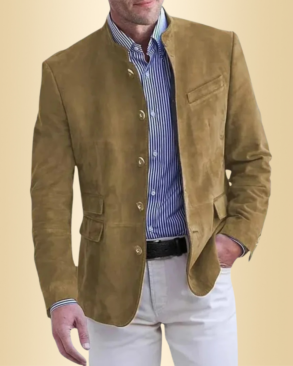 Emmanuel Herren Suede Jacket – Stylish & High Quality