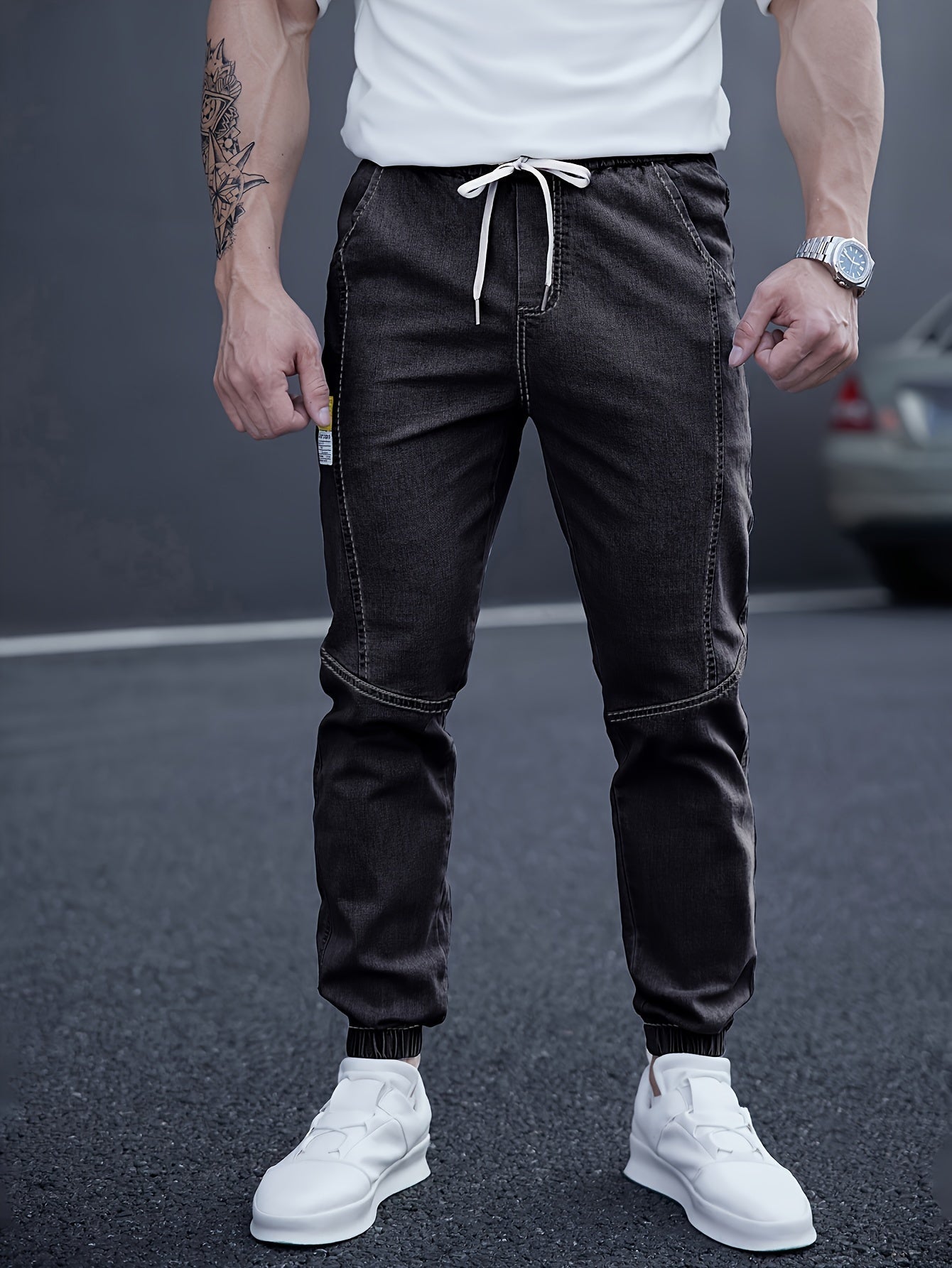 Trent Cargo Trousers with Side Pockets