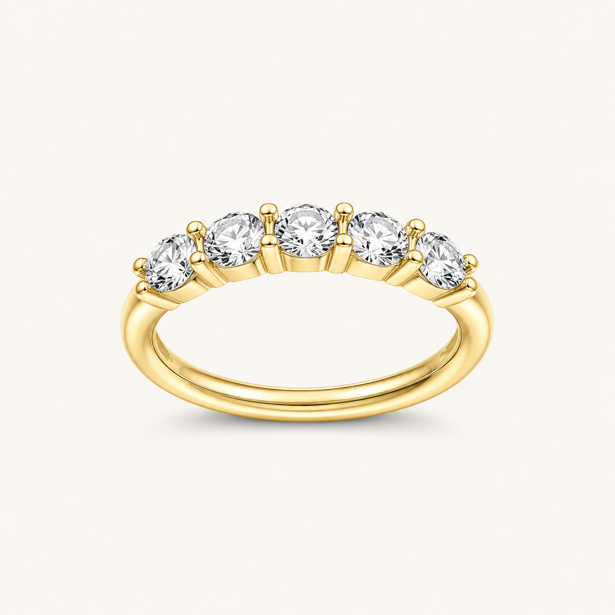Hazel | Roestvrijstalen Neusring met Bladvormige Cubic Zirconia