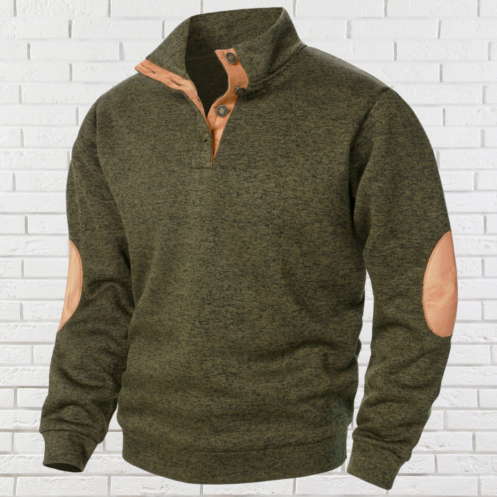 Harry - Pullover with Stand-Up Collar