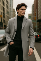 Karlo | Single-Breasted Solid Colour Jacket