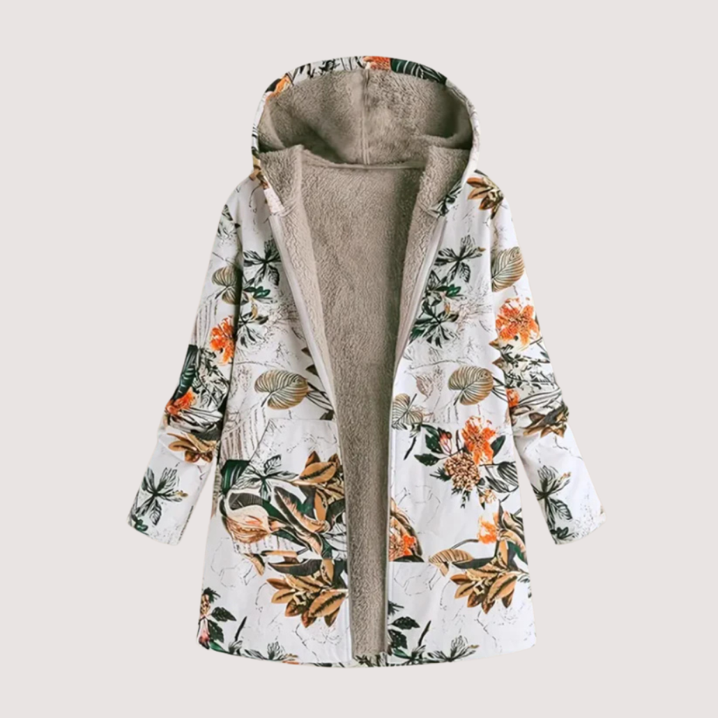 Kamelia | Warm Fleece-Lined Winter Jacket – Comfortable & Weatherproof