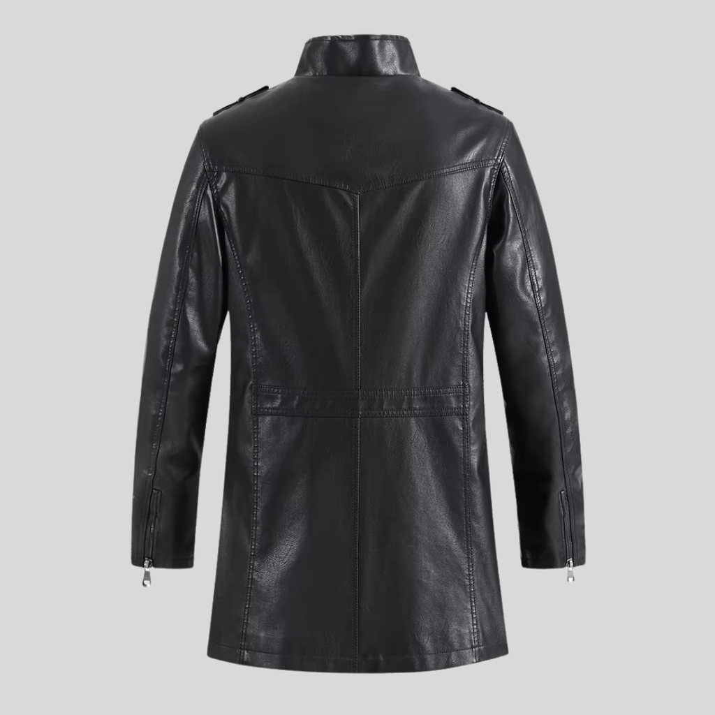 Hendrix | Leather Coat