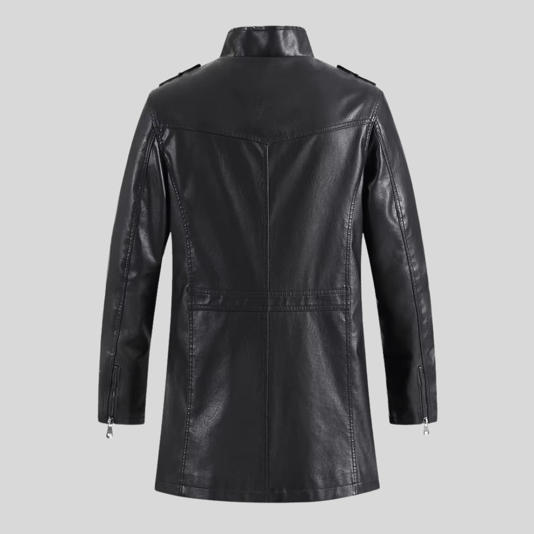 Hendrix | Leather Coat