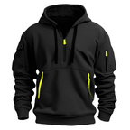 Ludomir – Long Sleeve Hooded Sweatshirt with Multiple Pockets