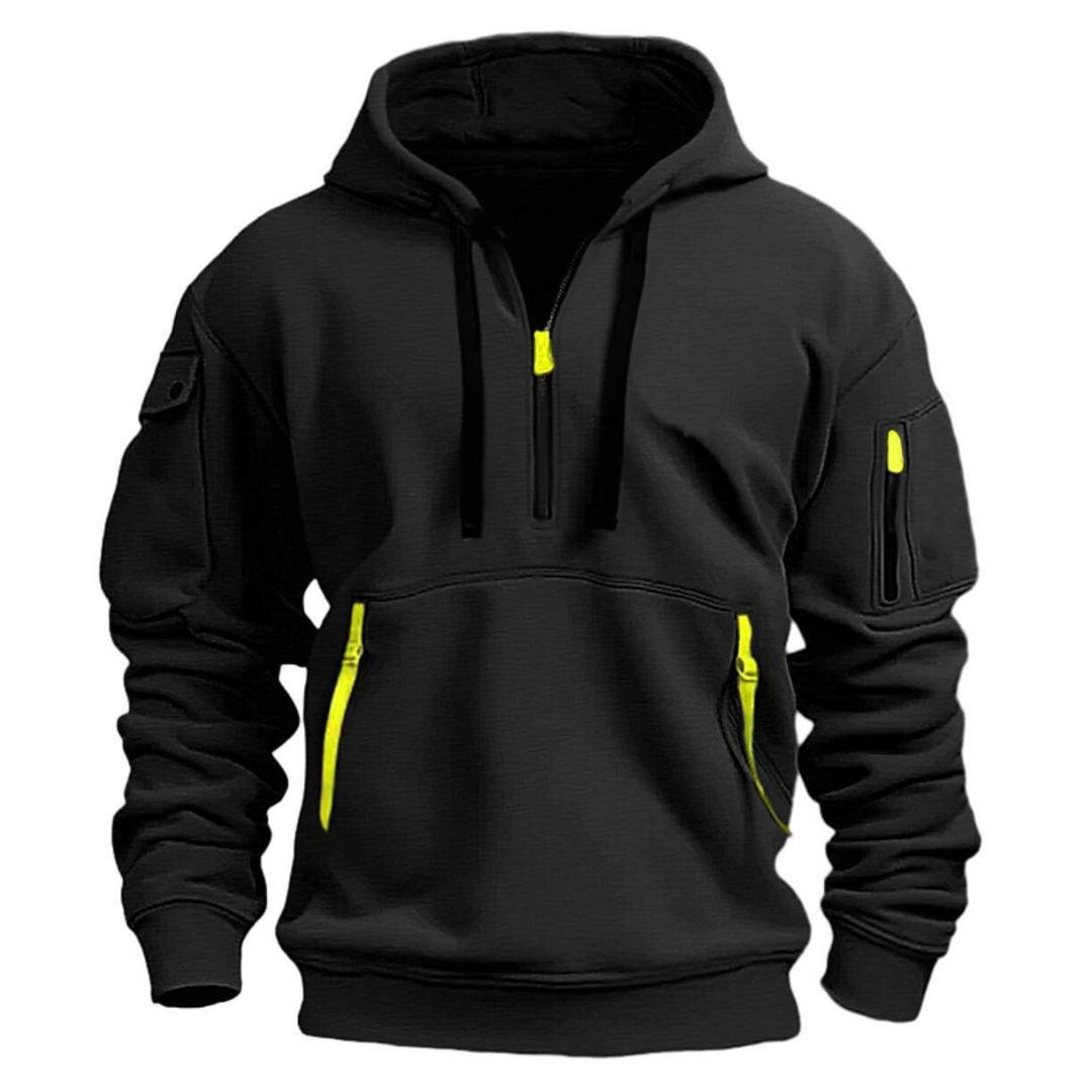 Ludomir – Long Sleeve Hooded Sweatshirt with Multiple Pockets