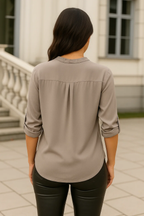 Anne | Casual Top with Sequin Details