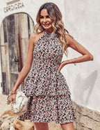 Summer Dress with Ruffles