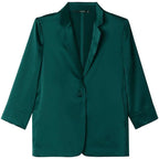 Women's Triacetate Jacket with One Button