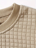 Andreas Herren Pullover – Boho Check, Langarm, Gemütlich