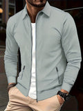 Marvin – Casual Polyester Jacket with Zip