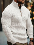 Rabada | Pullover with Half Zip and Stand-Up Collar