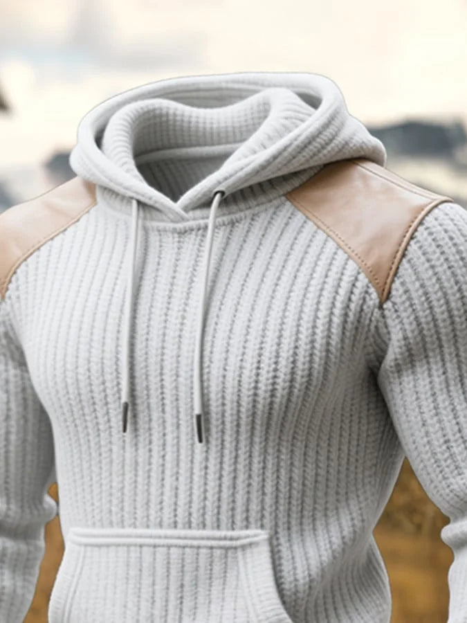 Rico | Vintage Suede Knit Hoodie