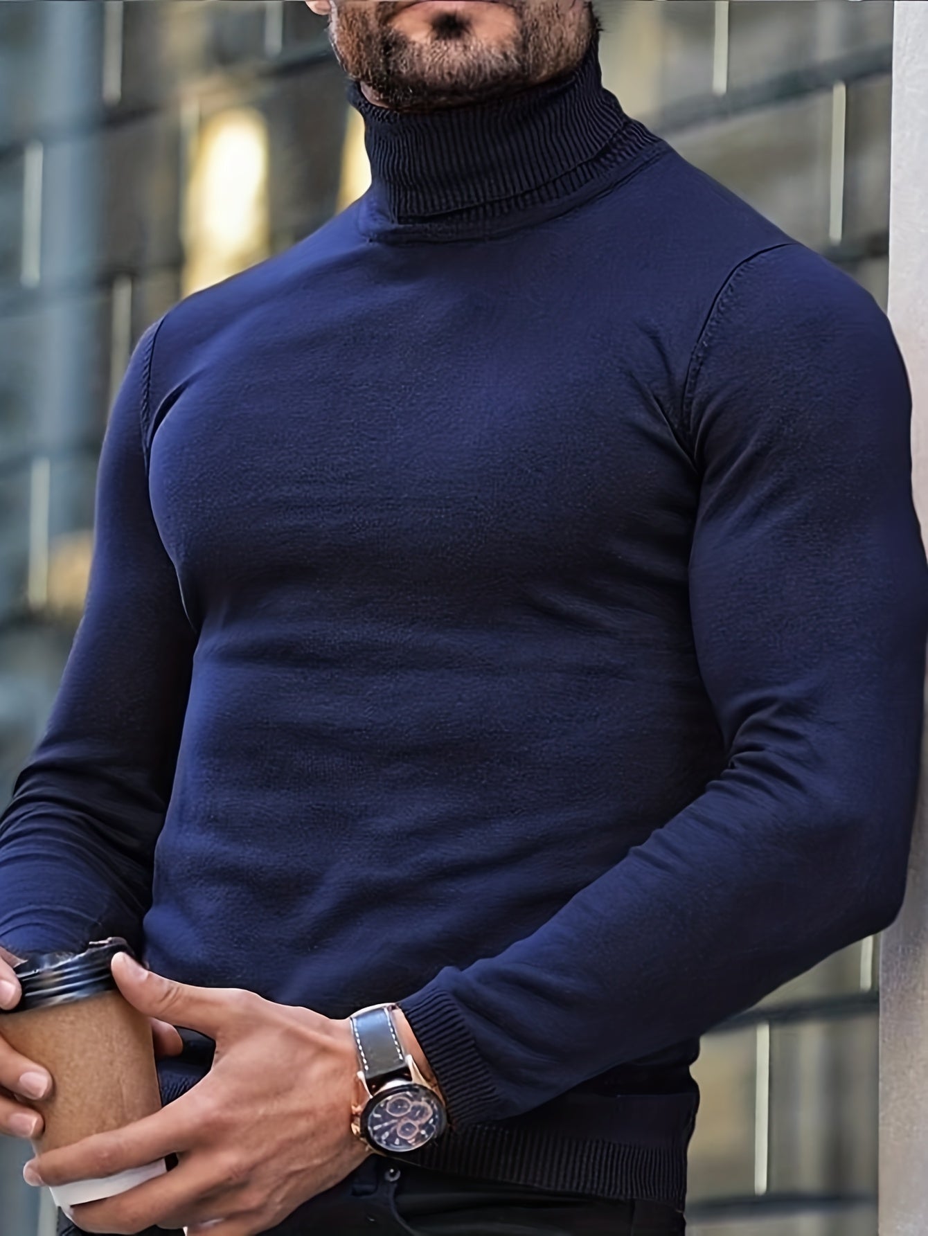 Koef | Turtleneck Pullover with Urban Winter Look