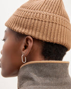 Chunky Beanie made from Organic Cotton | Roasted Coconut