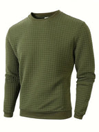 Andreas Herren Pullover – Boho Check, Langarm, Gemütlich