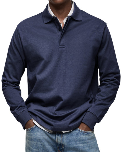 Conrad | Luxurious Long-sleeved Polo Shirt