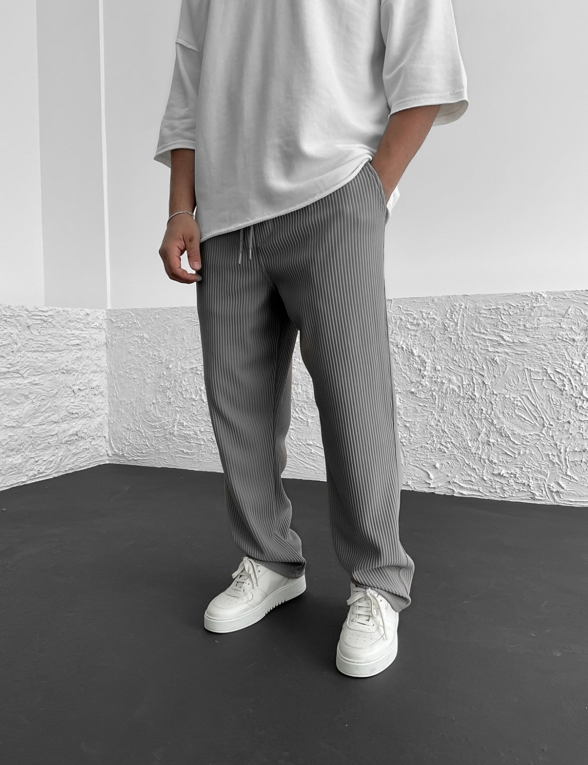 Wigand Comfort Ribbed Elastane Trousers