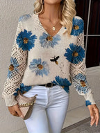 Tatyana Stylish Cardigan with V-Neck