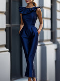 Bloom | Sleeveless Jumpsuit with Ruffle