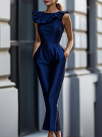 Bloom | Sleeveless Jumpsuit with Ruffle