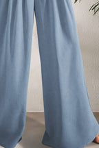ZY | Wide Leg High-Waisted Trousers