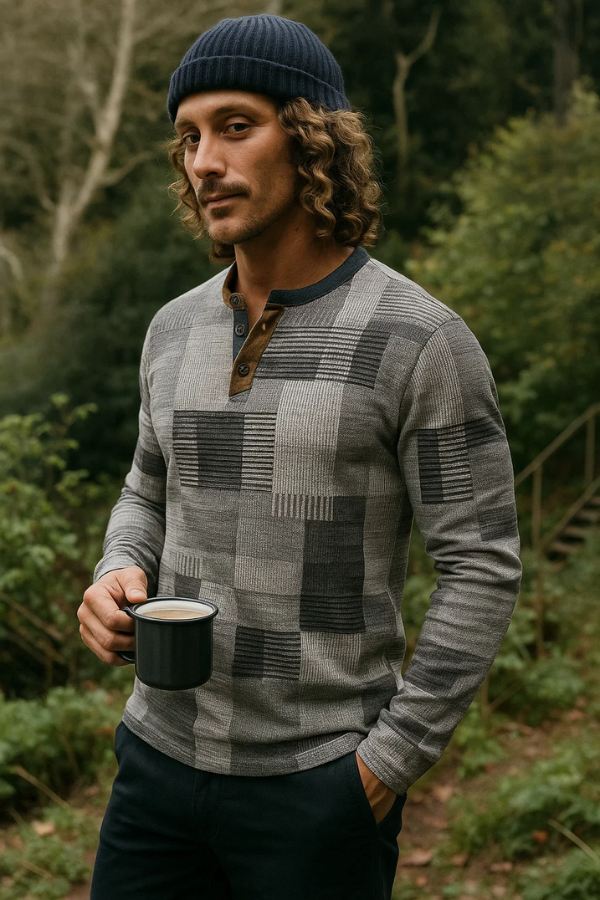 Aubert | Elegant Henley Shirt