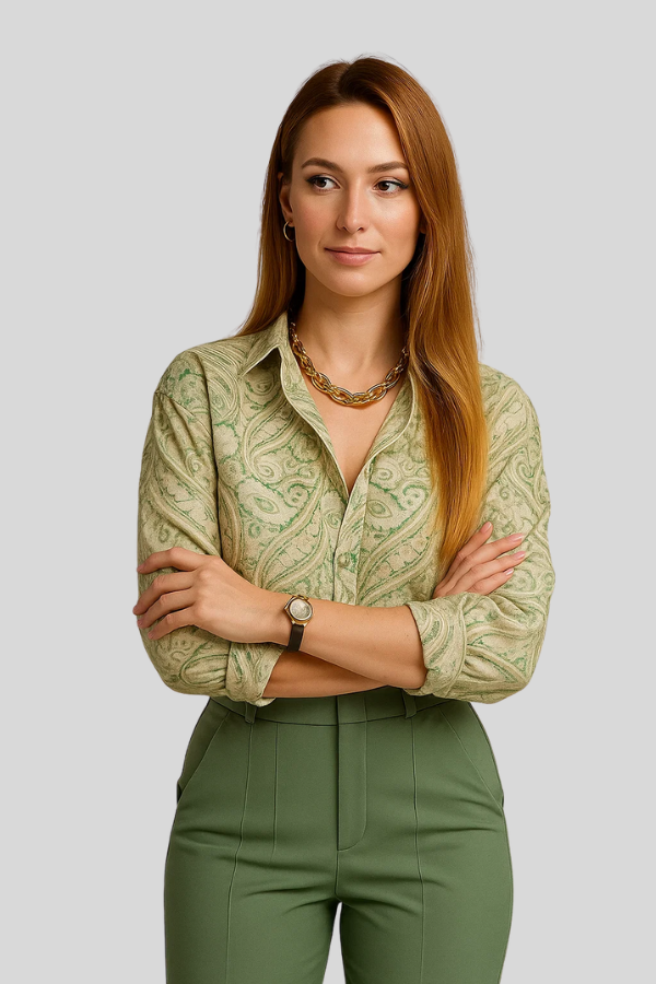 Lily | Printed Shirt & Trousers Set