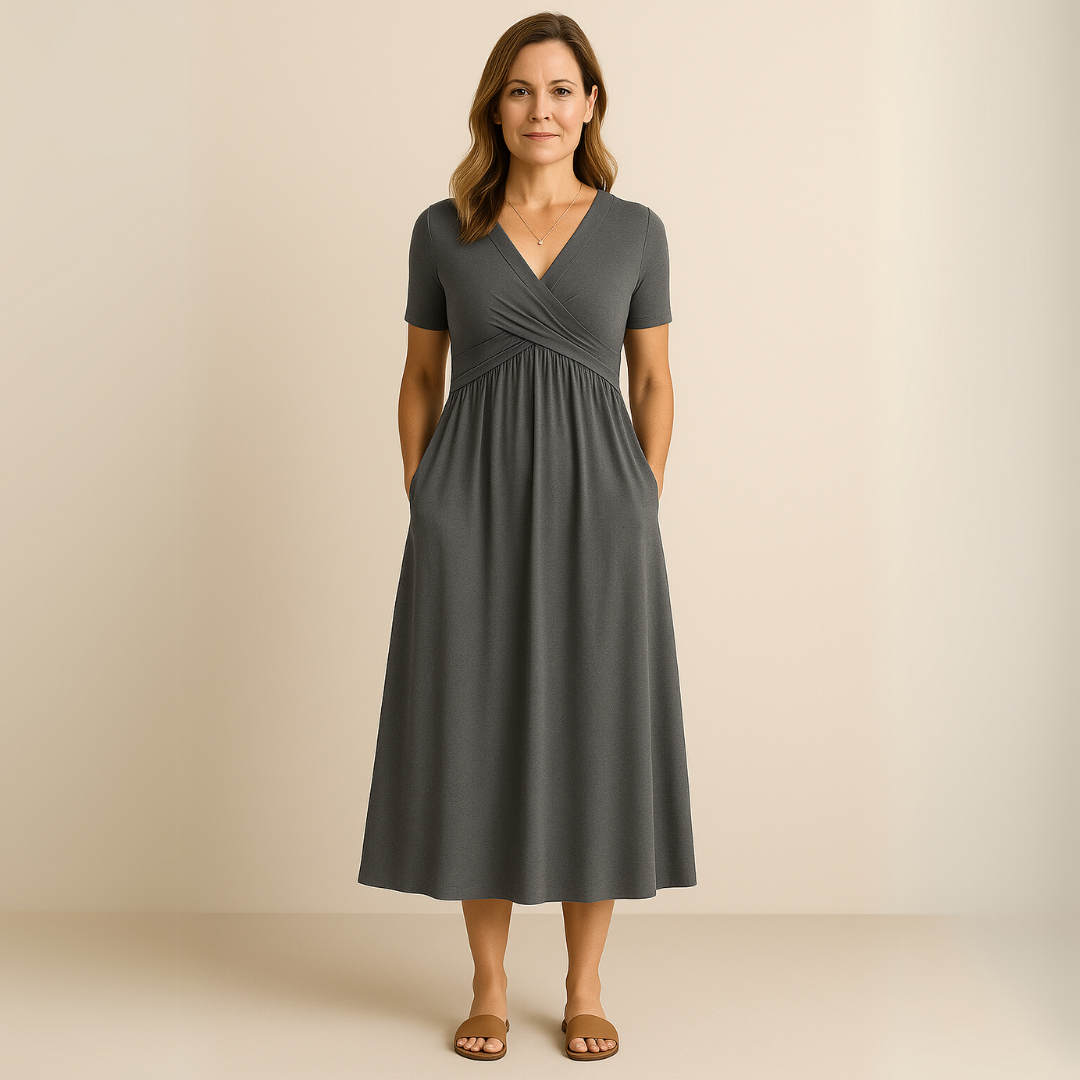 Mira Short-Sleeved Dress