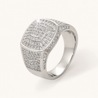 Zac | Ringen Banket Bling Vierkant 925 Sterling Zilver