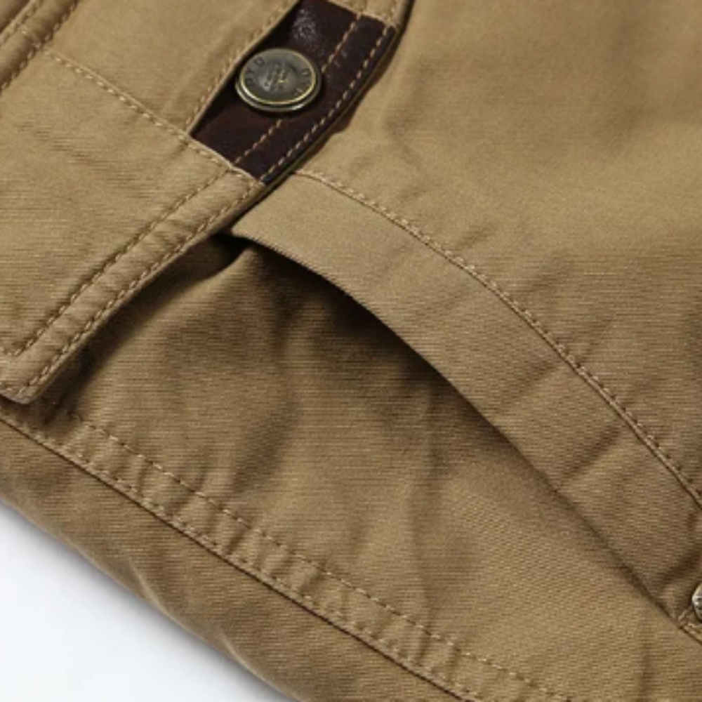 Elegant Cotton-Lined Winter Jacket