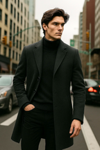 Karlo | Single-Breasted Solid Colour Jacket