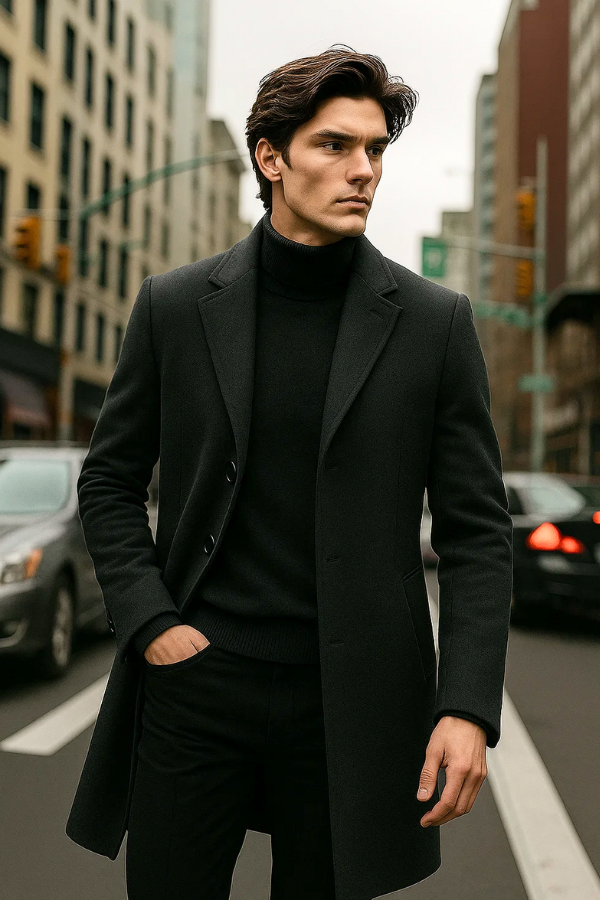 Karlo | Single-Breasted Solid Colour Jacket