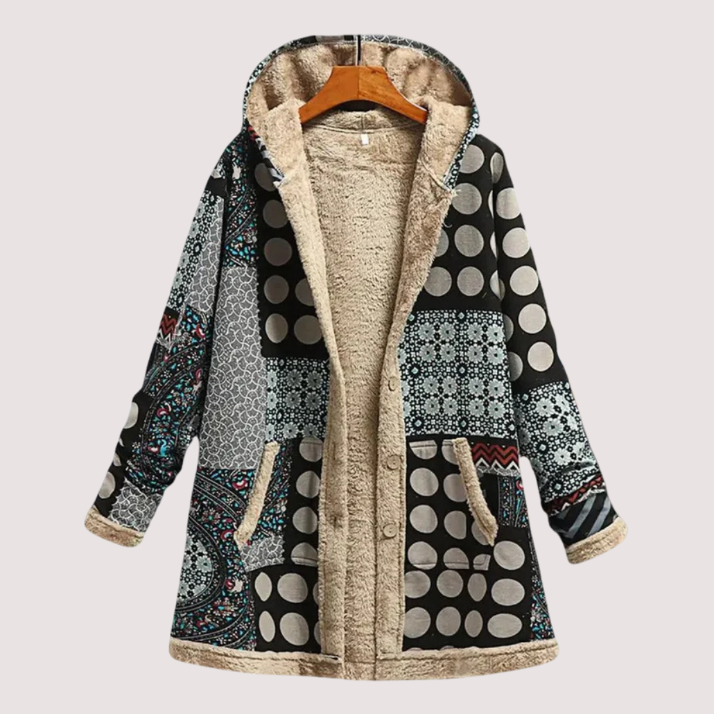 Kamelia | Warm Fleece-Lined Winter Jacket – Comfortable & Weatherproof