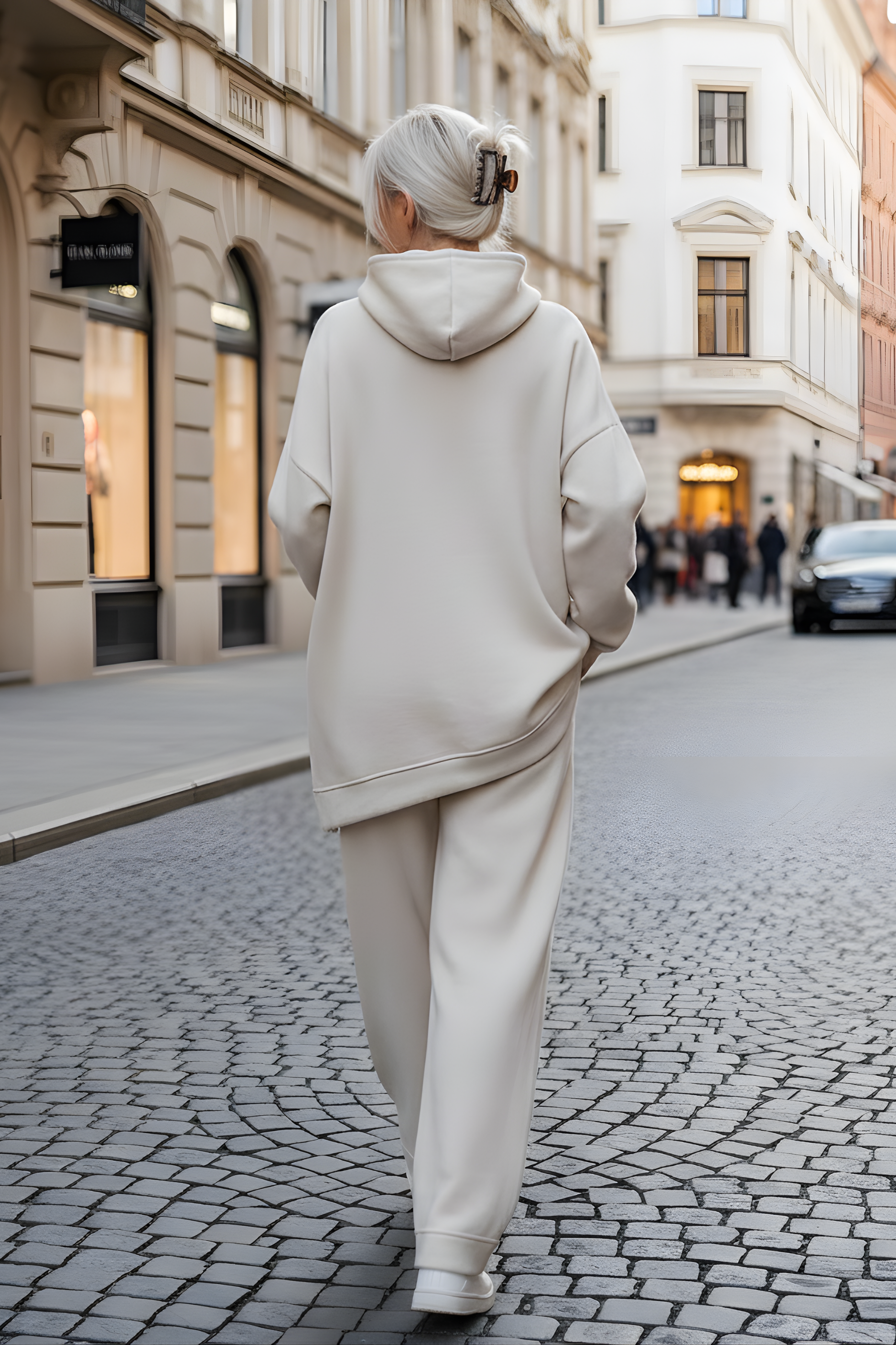 Betty | Printed Hoodie and Trousers Set