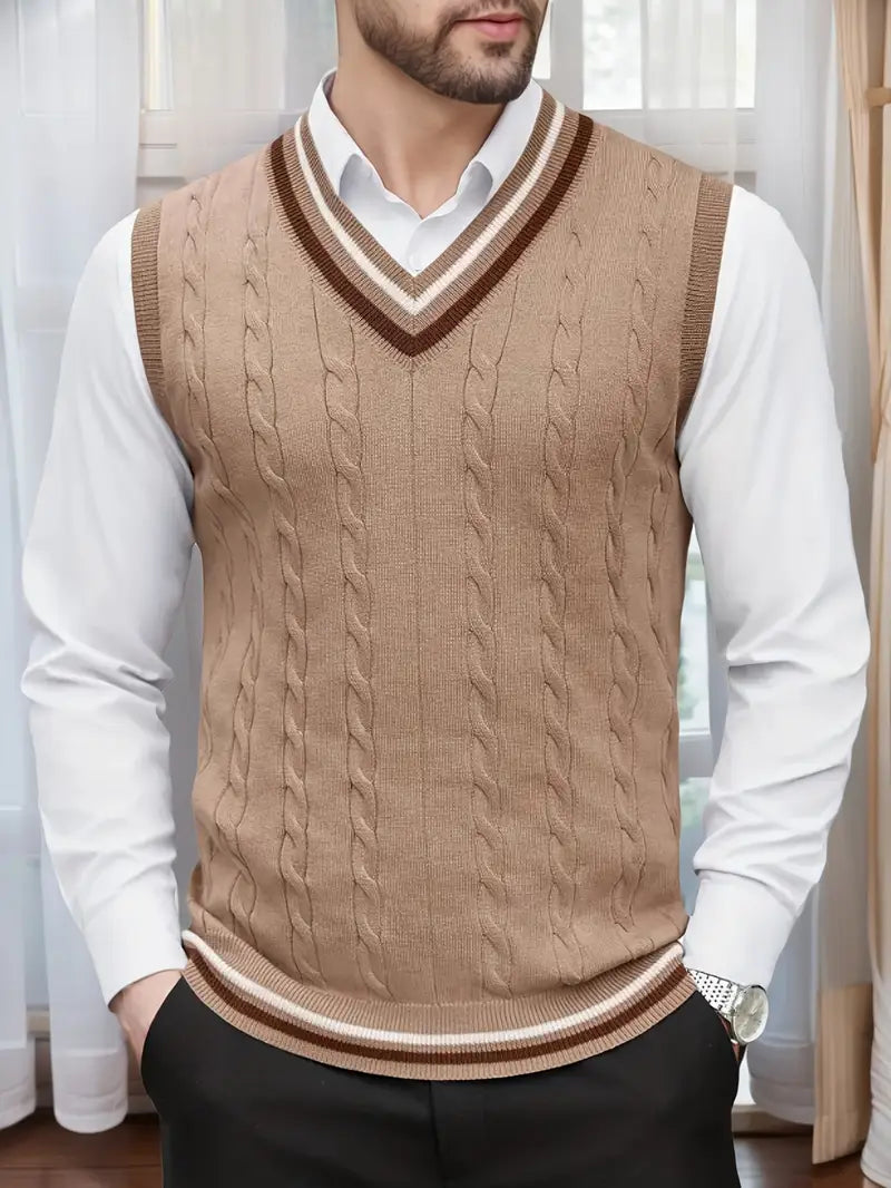 Duane | Sleeveless Knitted Sweater