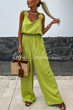 Cosima | Casual Jumpsuit with Embroidery