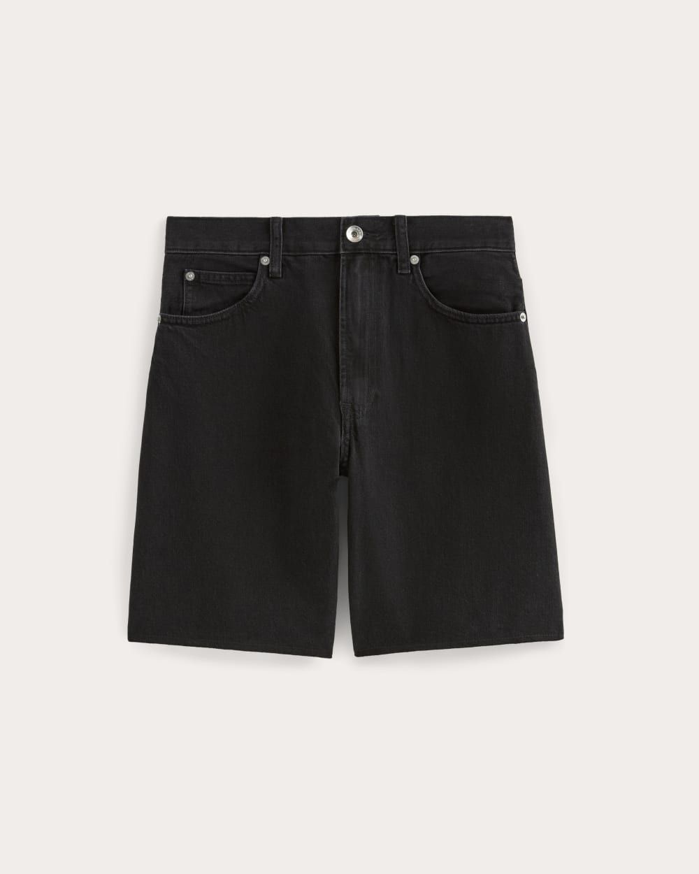 OG Baggy Jean Short Trousers | Black Prane
