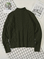 Rabada | Pullover with Half Zip and Stand-Up Collar